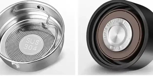 Розумний термос з датчиком індикатором температури 375 мл з інтелектуальним LED екраном чорний Одеса - фото 5