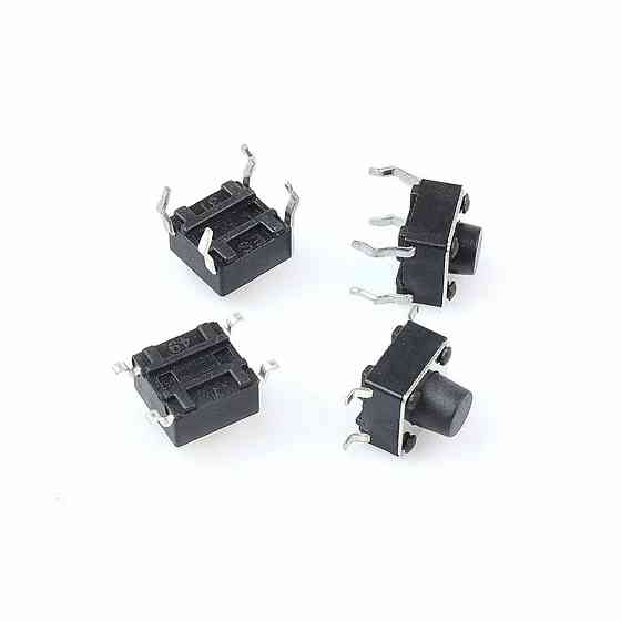 Тактовая кнопка 6x6 мм, 100 шт, радиодетали Киев