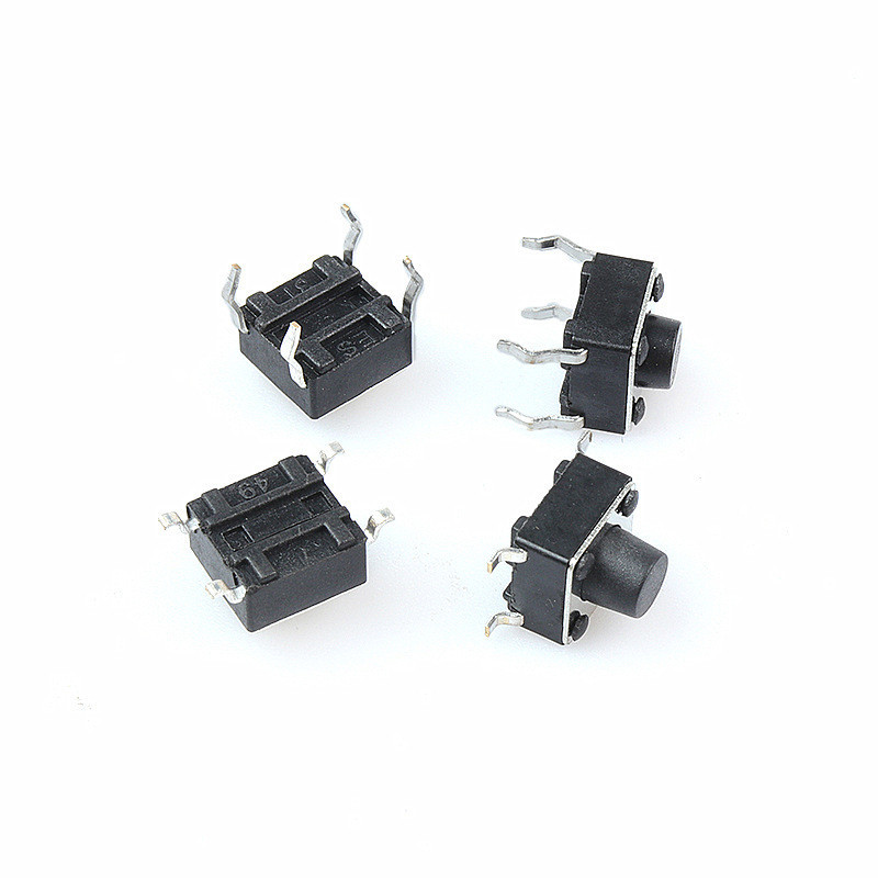 Кнопка тактова 6x6 мм, 100 шт, радіодеталі Київ - фото 3