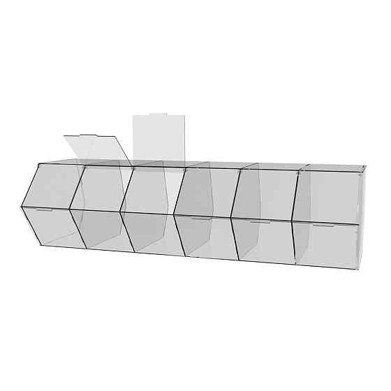 Диспенсер EKOSTAR для мармеладів, снеків, горіхів 6 комірок Київ