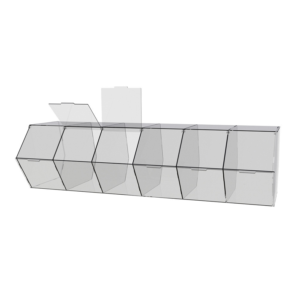 Диспенсер EKOSTAR для мармеладов, снеков, орехов 6 ячеек Киев - изображение 3