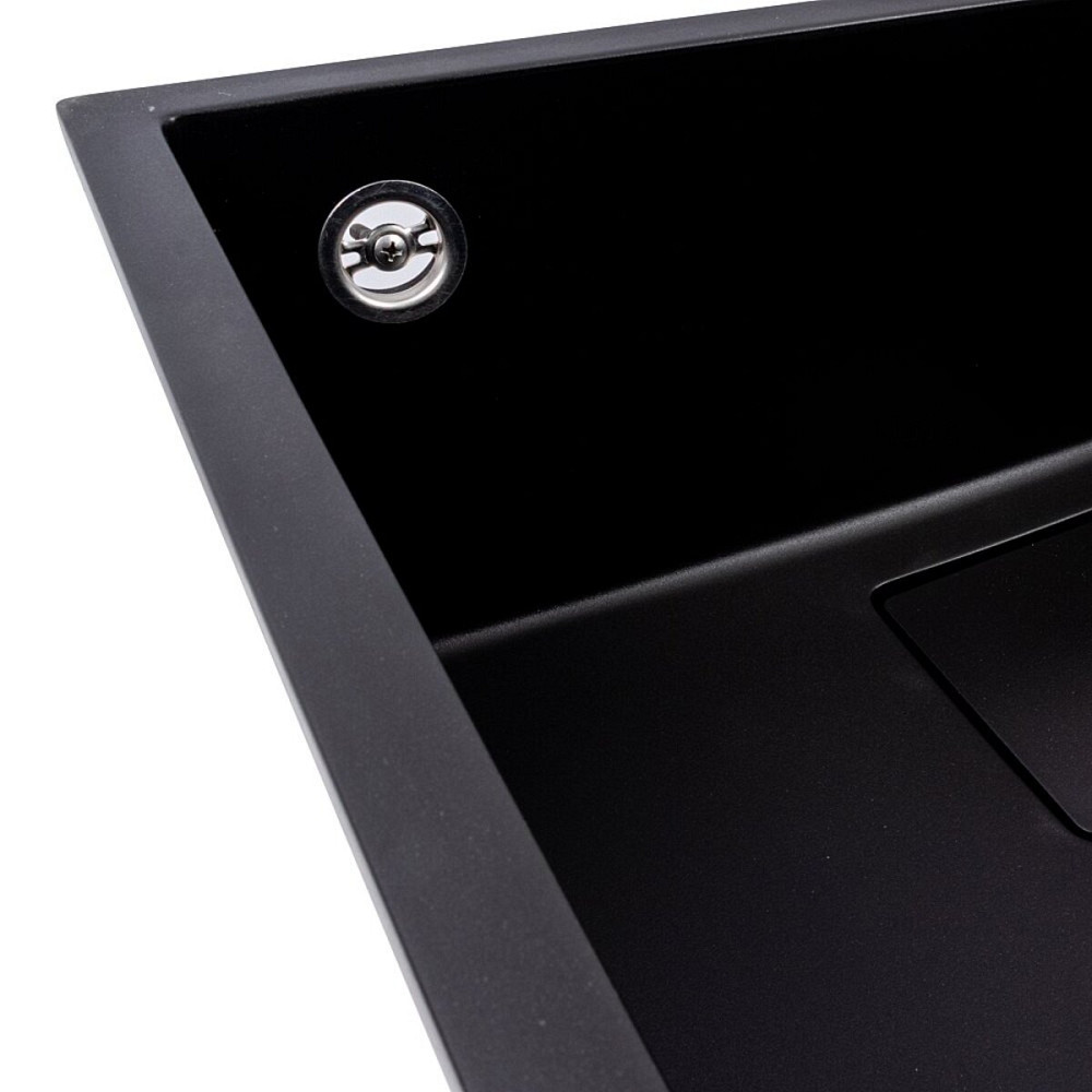 VALESO Кухонна гранітна мийка 5444 AMELI VALESO чорна Коломыя - изображение 4