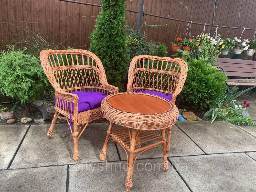 Плетеная мебель, набор Киев - изображение 5