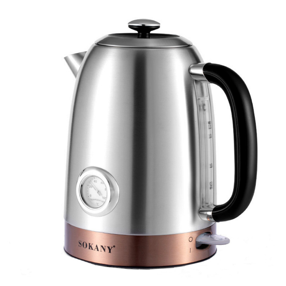 Sokany Електрочайник Sokany SK1031SS з термометром 1.7 л Коломыя - изображение 9