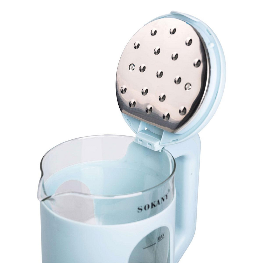 Электрочайник бытовой 2.3 л Sokany дисковый с автоотключением SK-SH-1071BL Киев - изображение 6
