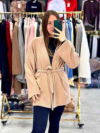 Женский базовый теплый кардиган ангора 