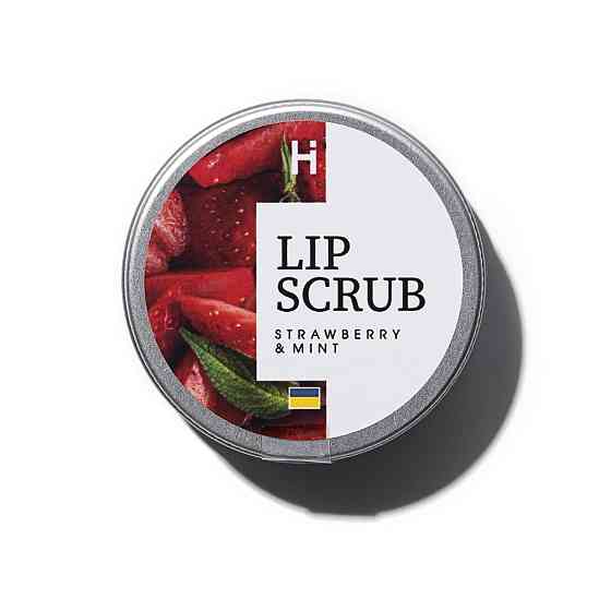 Скраб для губ Полуниця М'ята HILLARY Lip Scrub Strawberry Mint, 30 г Киев