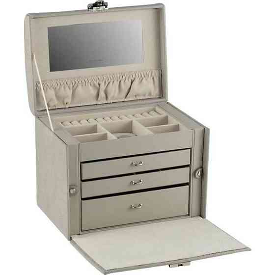 Скринька для коштовностей Friedrich Lederwaren Jolie 2.0 світло-сіра Рівне