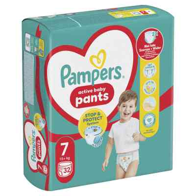 Подгузники Pampers Pants Размер 7 (17+ кг) 32 шт (8006540374559) Винница