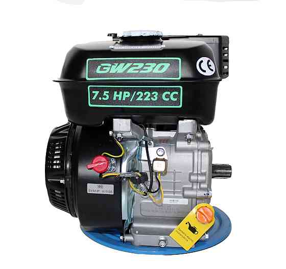 Двигатель бензиновый GrunWelt 230F-Т25 NEW Евро 5 (7,5 л.с., шлицы 25 мм) Харьков