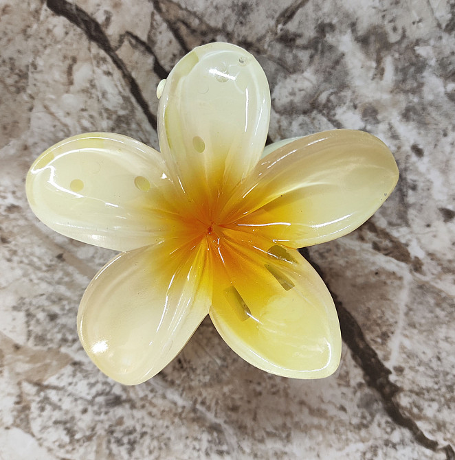 Заколка-крабік квітка Жовтий Смела - изображение 1