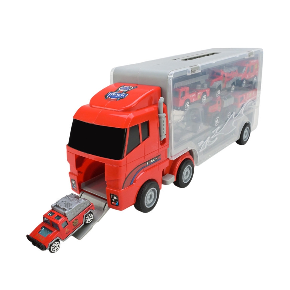 Дитячий трейлер з машинками PS006-2, 6 машинок Вінниця - фото 5