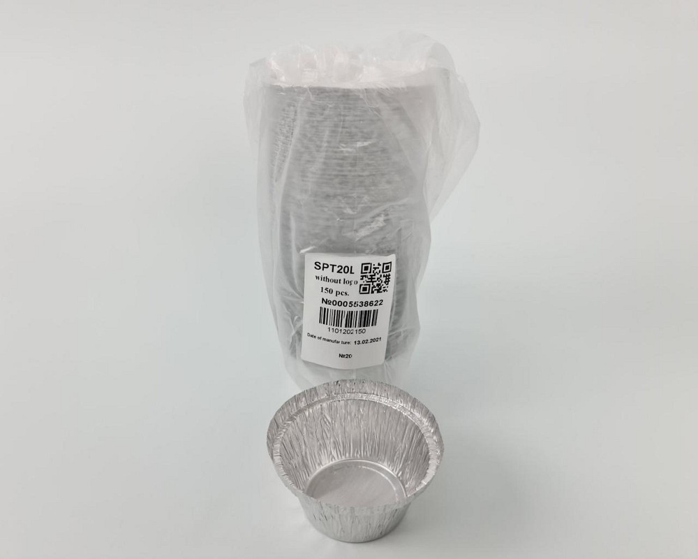 Круглая, пещевая, алюминиевая форма 135 мл SPТ20L 150 штук  (1 пачка) Харьков - изображение 4