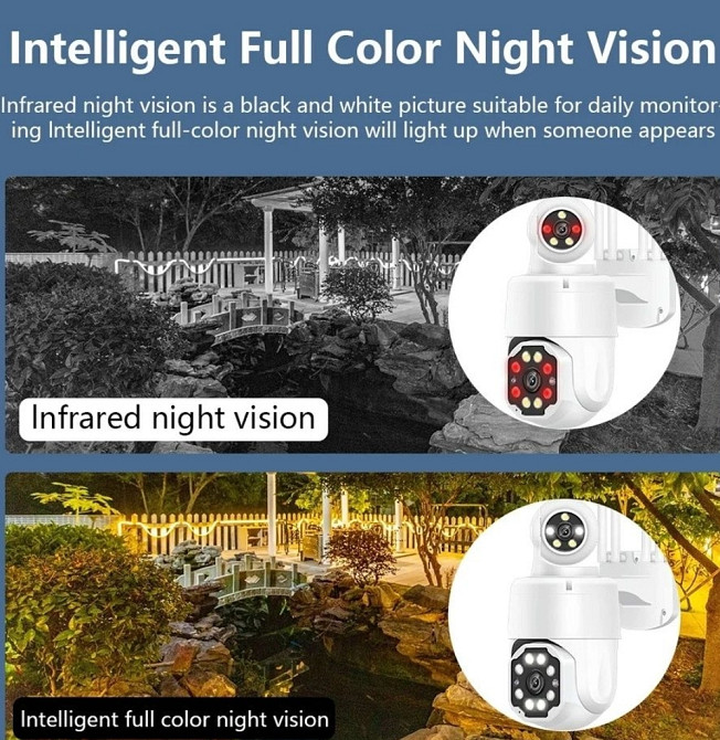 Камера Wifi 8мп 2 об'єктива ×50 зум Харків - фото 1