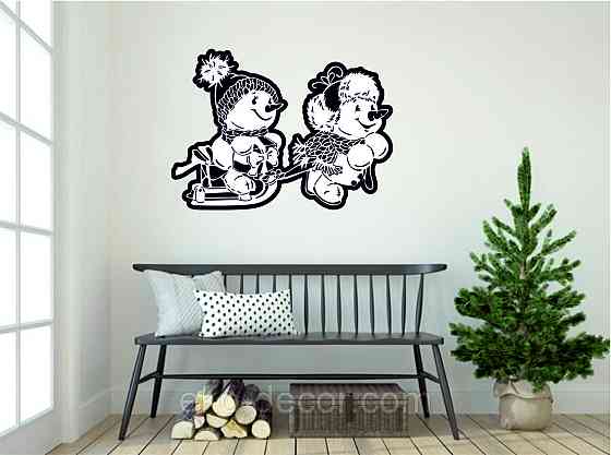 Декоративне настінне Панно «Сніговик», Декор на стену Київ