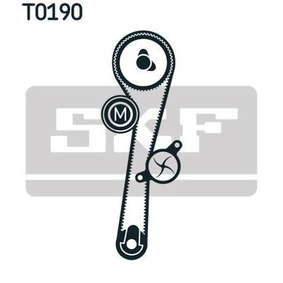 Комплект ремня ГРМ с помпой SKF VKMC 06002 Винница - изображение 2