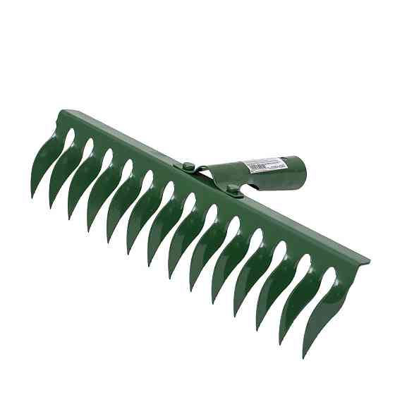 Граблі садові кручені 14 зубців 370×82мм заклепувальне кріплення GRAD (5051925) Київ