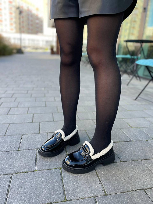 PLPS Лофери жіночі PLPS чорні шкіра лакована низький хід 36-41 ( -3) Коломыя - изображение 6