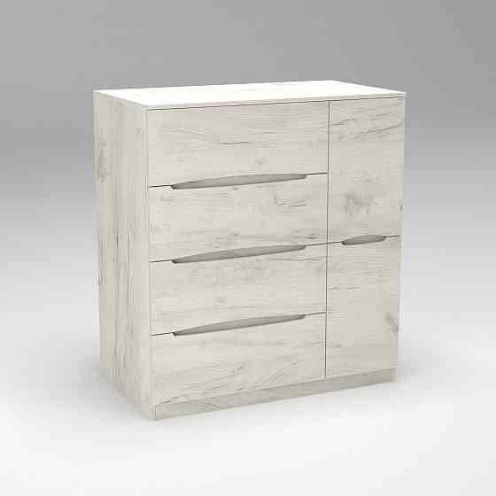 Комод Дельта №2, Дуб Крафт Білий, 1090/610/1200 Львів