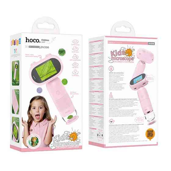 Дитячий мікроскоп HOCO DV206 Children microscope Pink Київ