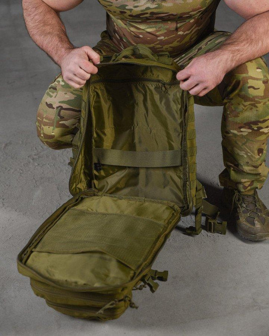 Тактический штурмовой рюкзак thirst oliva ПР2725 Одесса - изображение 7