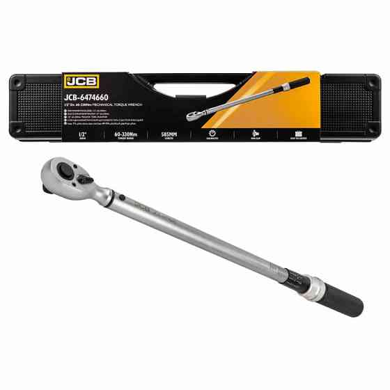 Динамометричний ключ 1/2" (60-330 Нм) JCB Tools JCB-6474660 Одеса
