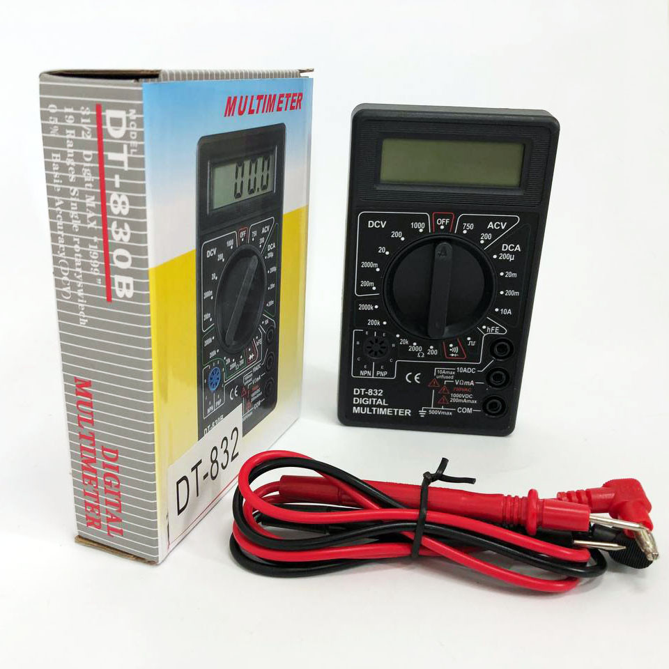 Мультиметры цифровые Digital DT-832, Современный мультиметр, Мультиметр LV-315 электрического тока Киев - изображение 1
