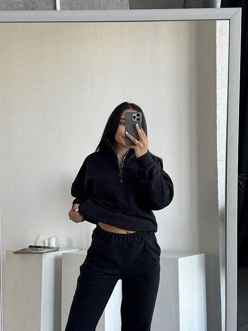 Жіночий теплий костюм двійка: кофта і штани з турецького флісу Одеса - фото 4