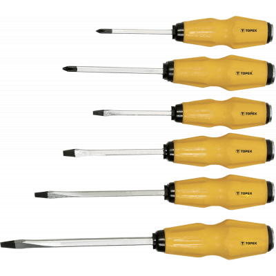 Набір викруток Topex ударних, 6 шт. (39D504) Вінниця