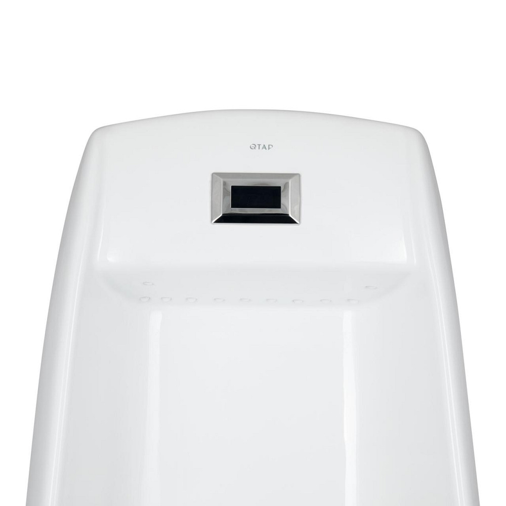 Пісуар підлоговий Qtap Scorpio з ІЧ-датчиком автоматичного змиву 430х370х990 White QT1488101HW Київ - фото 19
