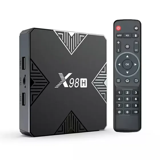 Смарт ТВ приставка X98H WiFi6 4/32 Гб Smart TV Box Android 12 Андроїд ТВ бокс Київ