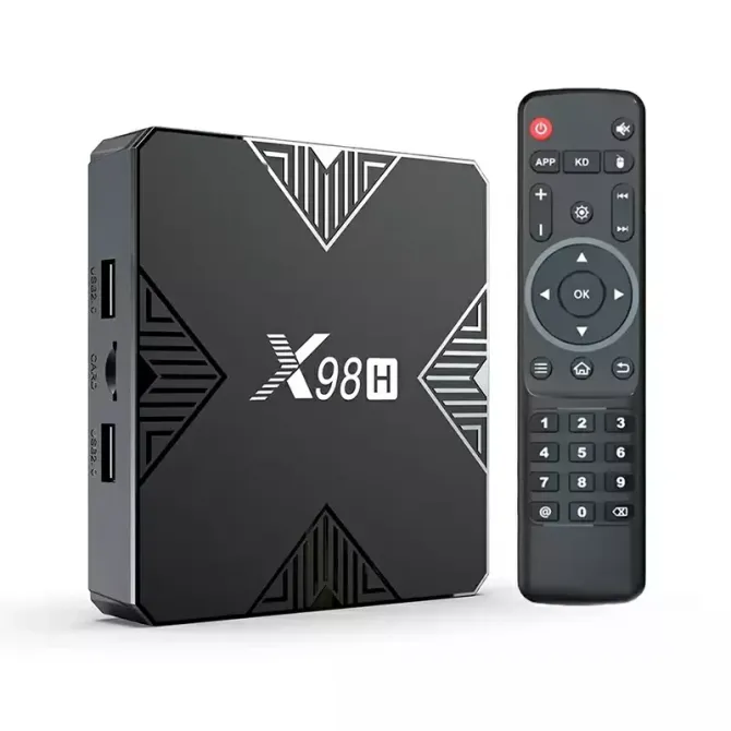 Смарт ТВ приставка X98H WiFi6 4/32 Гб Smart TV Box Android 12 Андроїд ТВ бокс Київ - фото 4