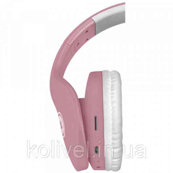 Навушники з мікрофоном Defender FreeMotion B525 Bluetooth, біло-рожевий (63528) Киев