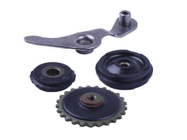 Натягувач ланцюга на мопед Дельта/Альфа, к-т: ролики 3 шт., коромисло Мукачево - фото 1