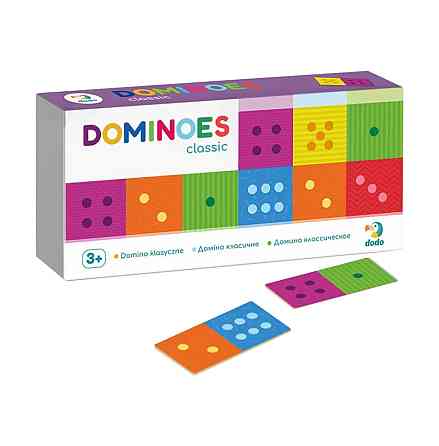 Настольная игра Домино Классическое DoDo 300225, 28 карточек Винница