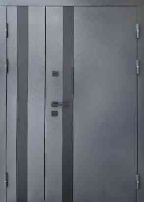 Двері вуличні Форт-М модель ВЕГА МЕТАЛ/МДФ антрацит/оксид темний Київ