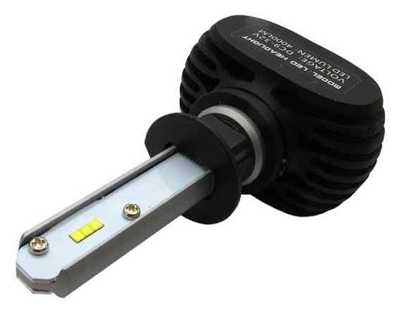 S1 Лампа світлодіодна цоколь H1 (к-кт 2 шт) 12/24V, 50W, 4000Lm авиац. алюмін. профілю. Мукачево