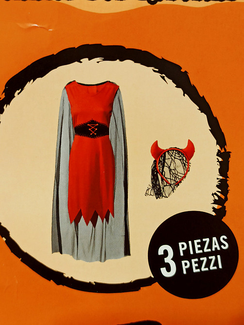 Сукня Наречена Диявола для вечірки на Хелловін розмір S 38-40 червоний Київ - фото 3