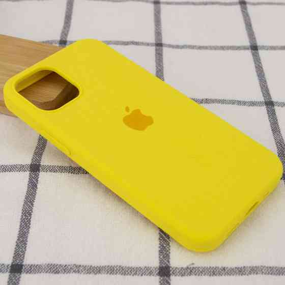Чохол Silicone для Apple iPhone 15, Сонячний Жовтий Київ