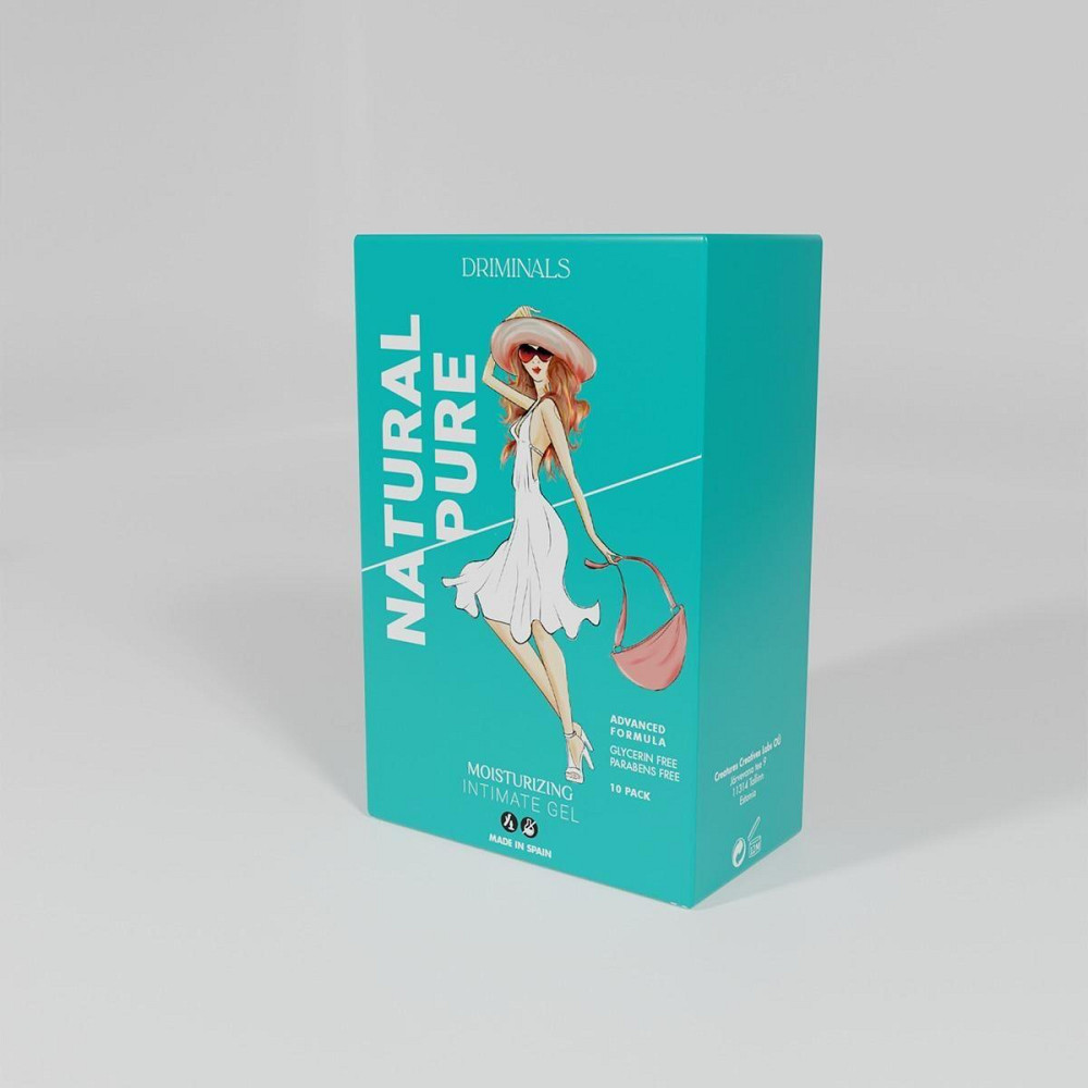Розпродаж!!! Набір пробников гель-лубриканту Driminals Natural Pure 10 x 4 мл (термін 04.2027) Sex Aura Київ - фото 1