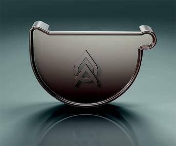 Заглушка жолоба ПроАква ProAqua система 125/90 Цегляний Львів - фото 1