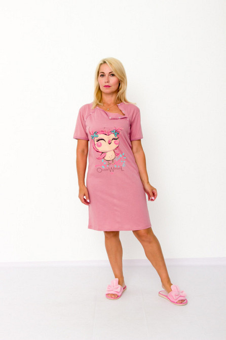 Сорочка жіноча (для мам-годувальниць) 100% бавовна р.44-52 Крохатушка одяг Київ - фото 6