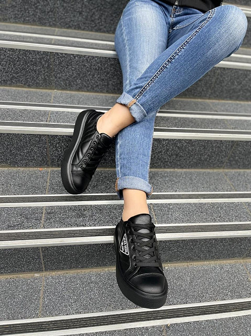 ALEX BENZ Кросівки жіночі ALEX BENZ 1016 чорні (весна-осінь, шкіра натуральна) (4774) Коломия - фото 10