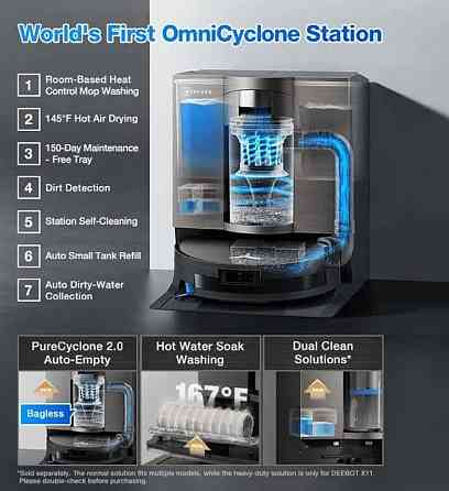 Перший робот-пилосос з PowerBoost: Ecovacs DEEBOT X11 OmniCyclone. Харків