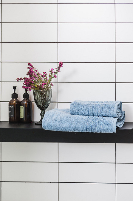 Ecotton Рушник Ecotton 50х90 см махровий високої щільності 420 г/м² блакитний Indigo Киев - изображение 2