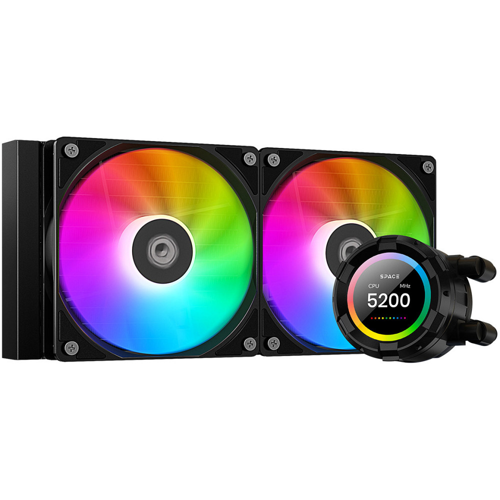 Система водяного охлаження ID-Cooling Space LCD SL240 XE Чорний Харків - фото 12