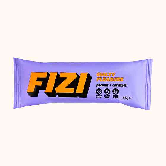 Батончик Fizi GUILTY PLEASURE Peanut+caramel 45g Луцьк