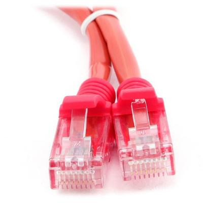 Патч-корд 1м, UTP, cat.5e, LSZH, red Molex (PCD-01001-0C) Винница - изображение 1