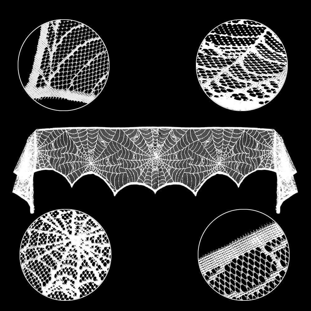 Декор на Хелловін тканина 1 штука 46 на 244 см білий Київ - фото 3