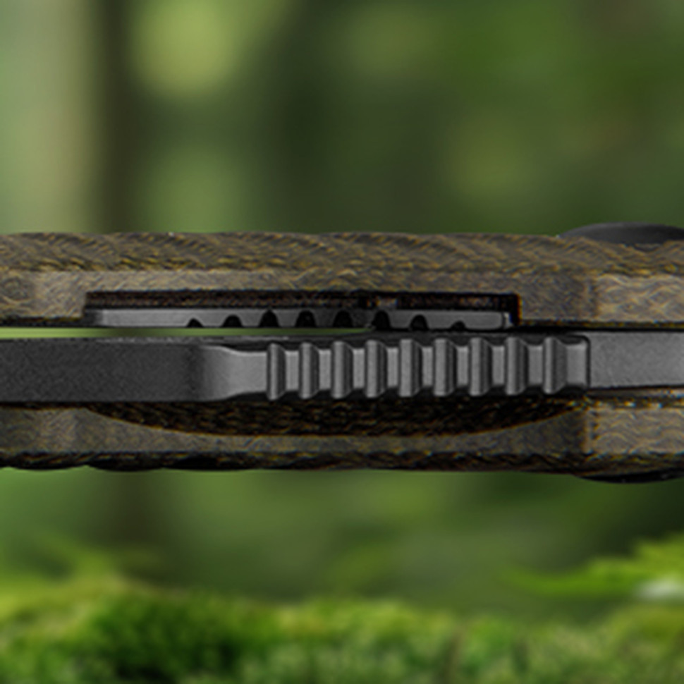 Ніж складаний туристичний Ruike P123-MB, (9.2 см) 14C28N / мікарта коричневий Київ - фото 14